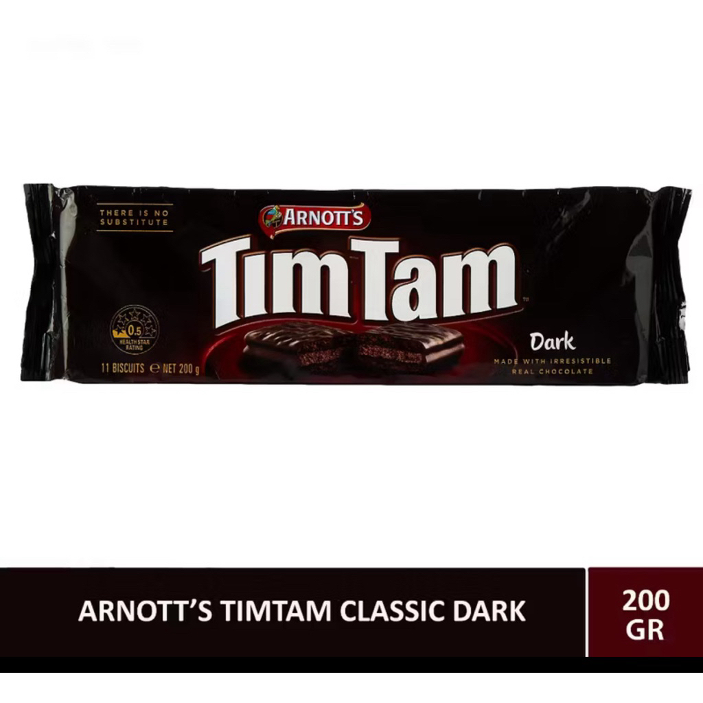 

Timtam Dark chocolate import New zealand 200 gr