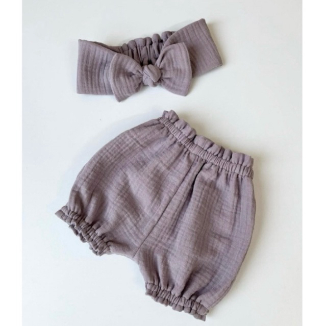 celana anak set bandana