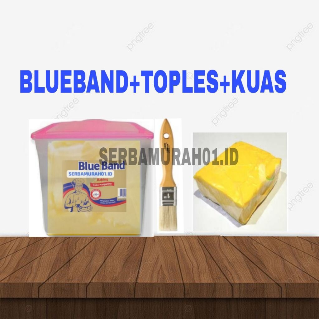 

[HEMAT] BLUEBAND REPACK TOPLES 1KG FREE KUAS NILON HALAL REPACK