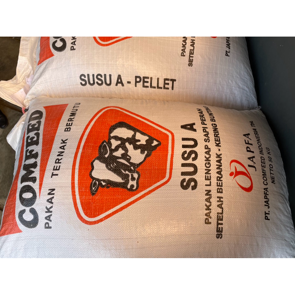 pakan konsentrat/pellet sapi perah kemasan repack 1kilogram