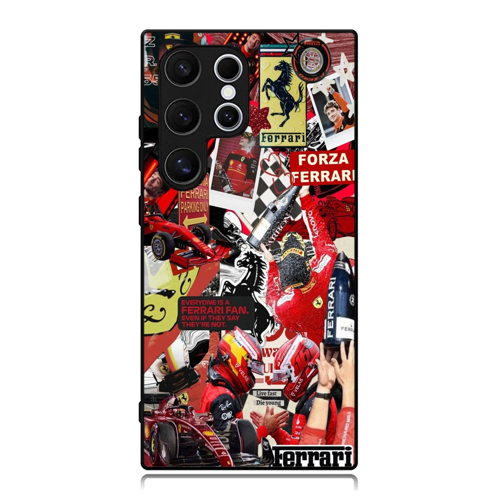 Case Samsung S25 S24 S23 S22 S21 S20 S9 S8 S7 S6 Ultra Plus FE Edge Softcase Forza Ferrari