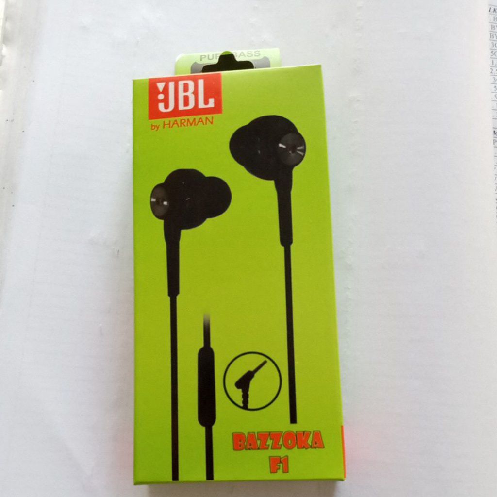 EARPHONE JBL "BAZZOKA F1"
