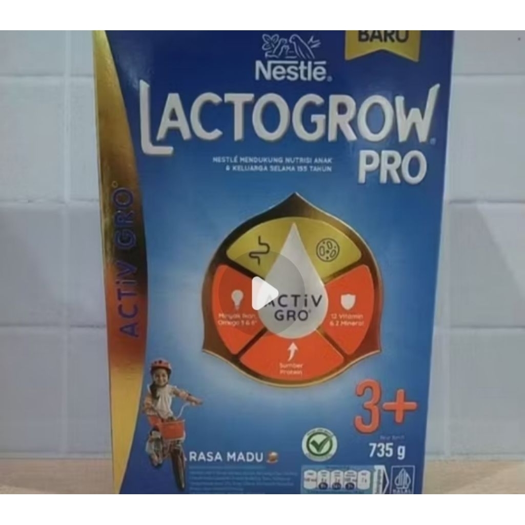 

Lactogrow 3+ madu /vanila 750 gram