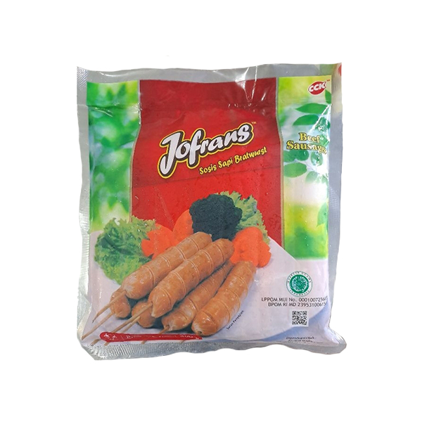 

Jofrans Sosis Sapi Bakar Bratwurst 500gr