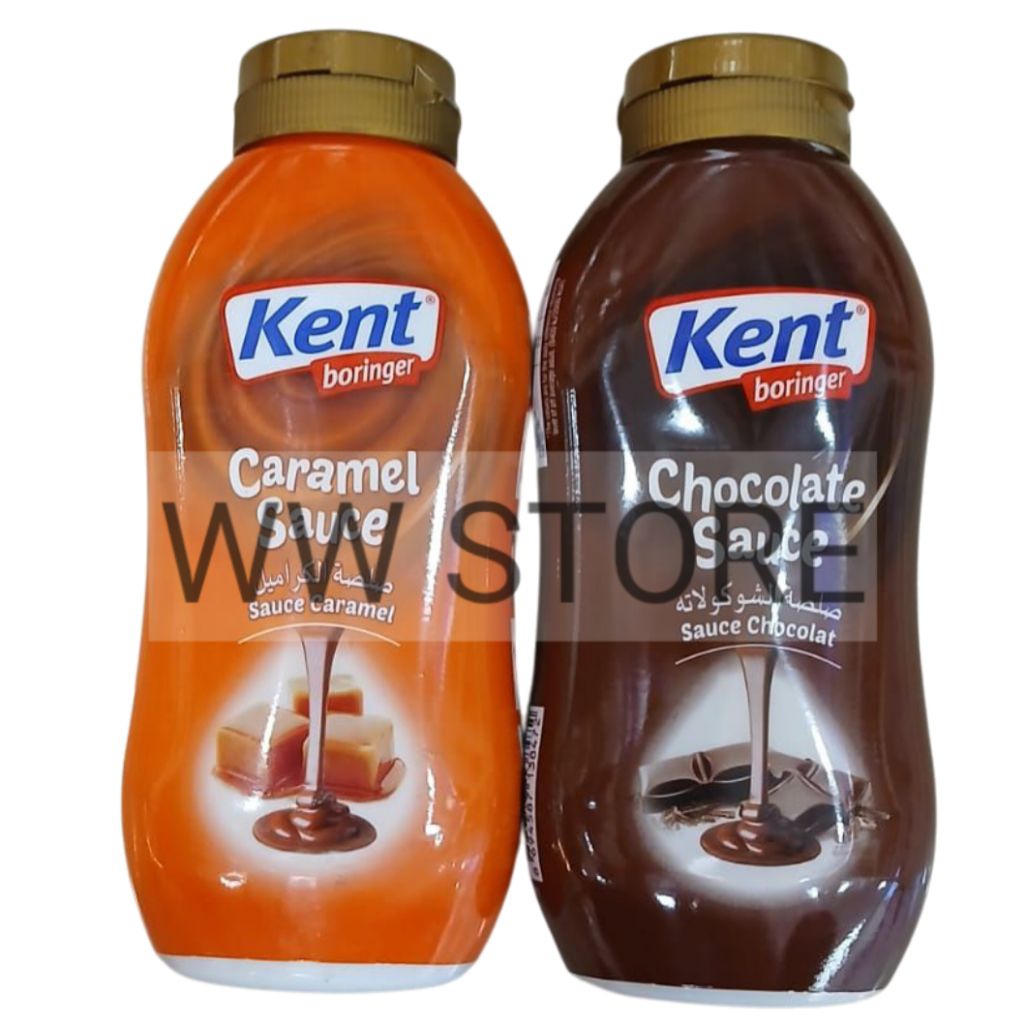 

Toping topping kue saus saos rasa coklat cokelat karamel halal Turki Turkiye Kent boringer Chocolate 300g Caramel 325g Sauce