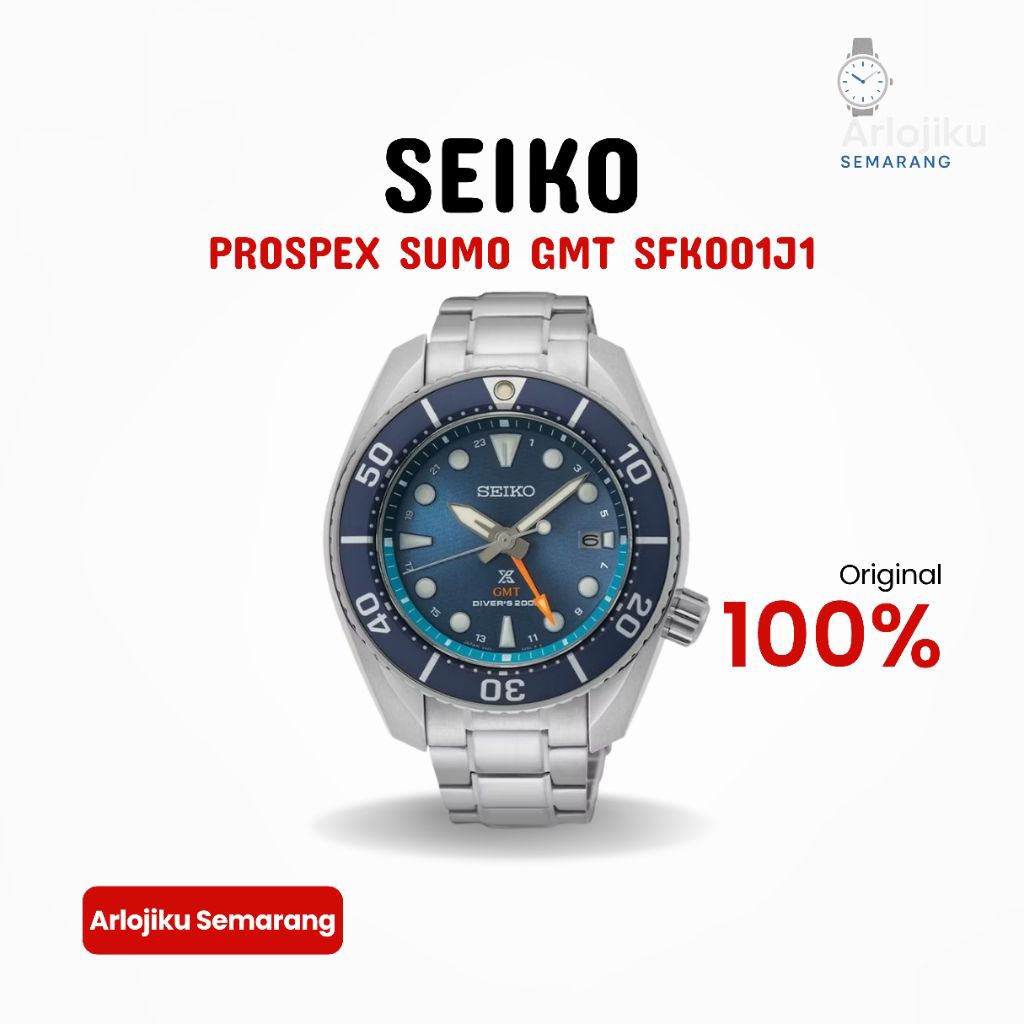 Seiko Prospex Sumo GMT SFK001J1  Solar Sapphire