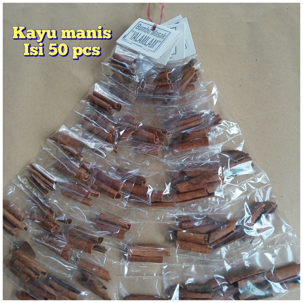 

BUMBU DAPUR KAYU MANIS RENTENGAN 50 pcs GROSIR
