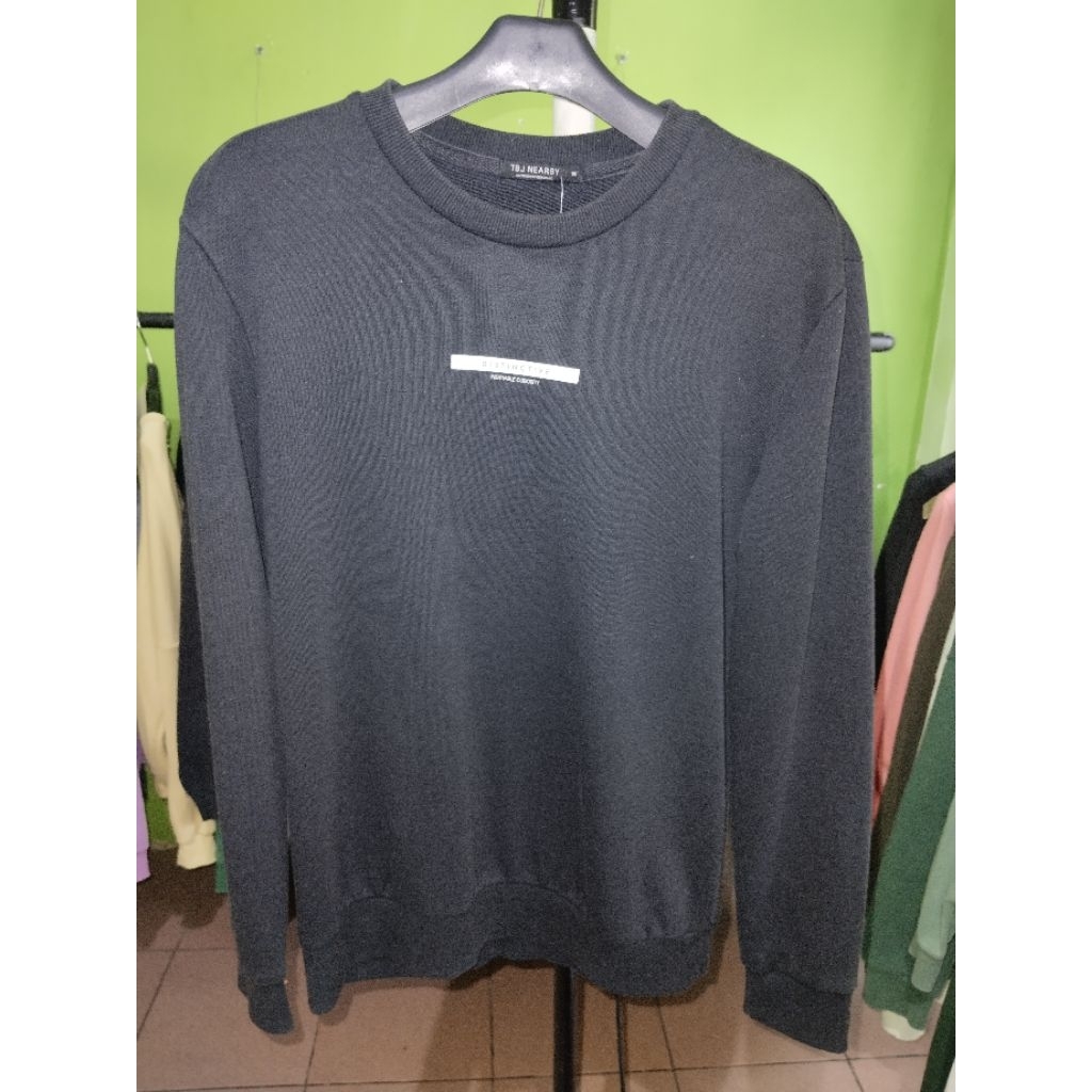 sweater hitam pekat tbj neraby