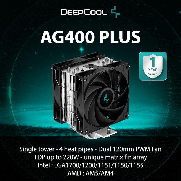 Deepcool AG400 PLUS CPU Cooler