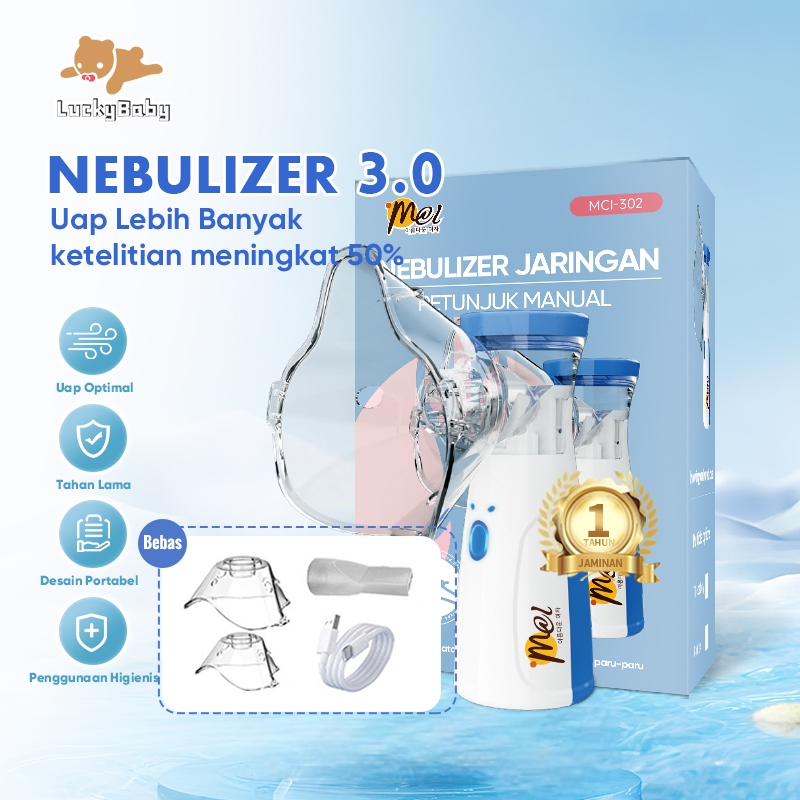 MCI Alat pengobatan rinitis Nebulizer Alat Uap Bantu Pernafasan Asma Inhalasi / Alat Terapi Pernafas