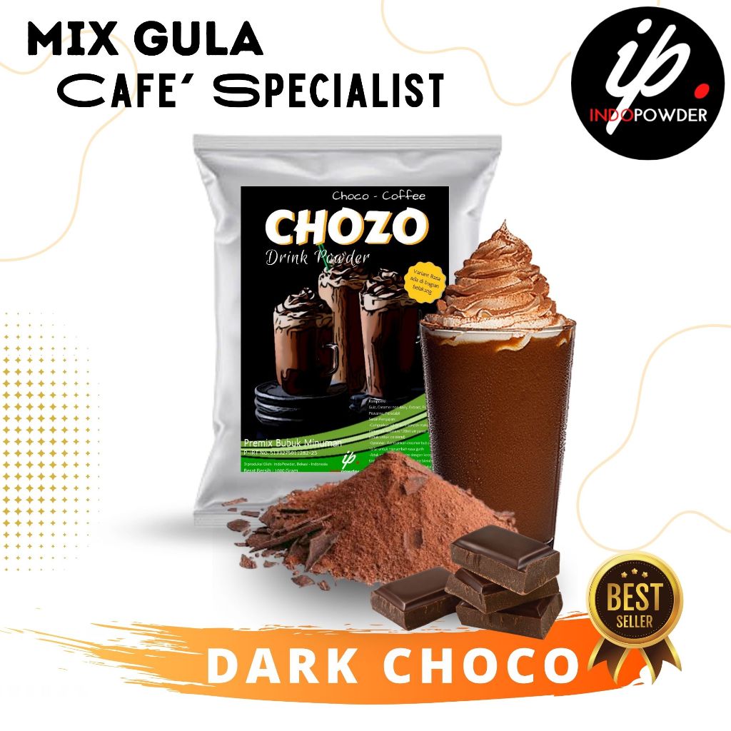

Bubuk DARK COKLAT / DARK CHOCO 1Kg Untuk Cafe, Waralaba dan Usaha Minuman Kekinian