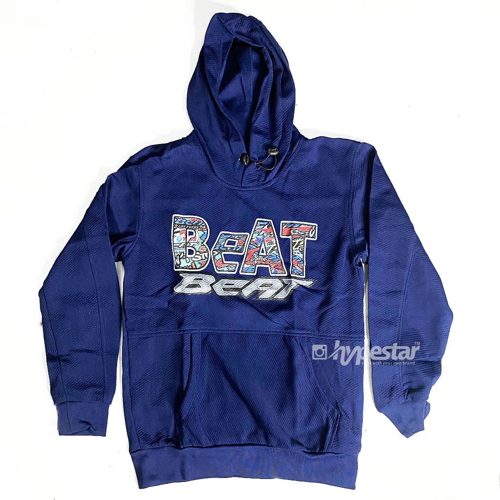 HOODIE MOTOR HONDA BEAT NAVY