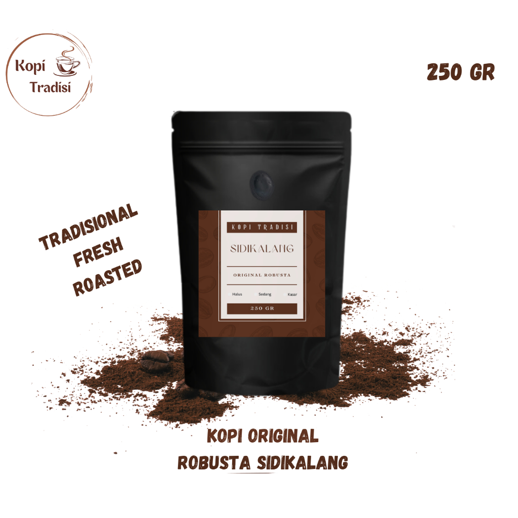 

Kopi Bubuk Original Robusta Sidikalang 250 gr Fresh Roasted | Kopi Hitam Kualitas Super