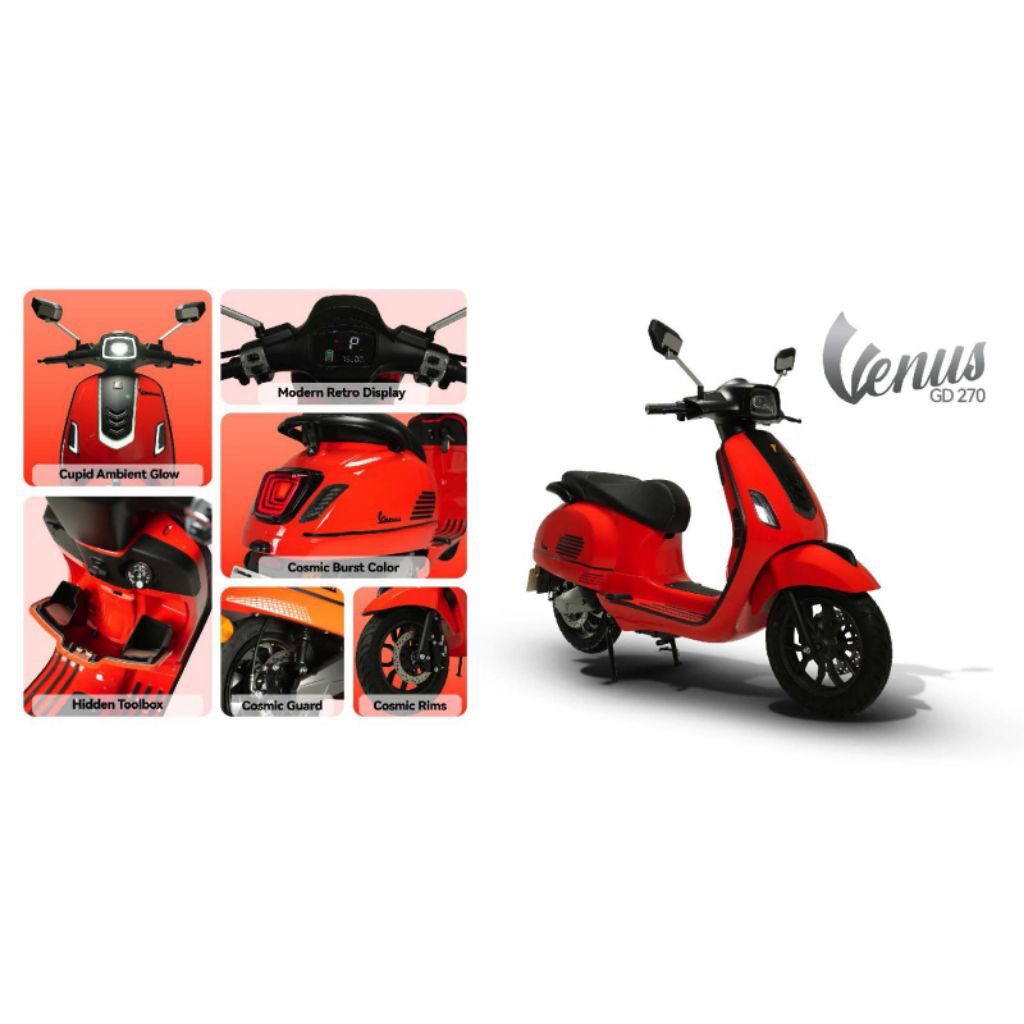 MOTOR LISTRIK GODA VENUS GDA 270 GARANSI RESMI 100%