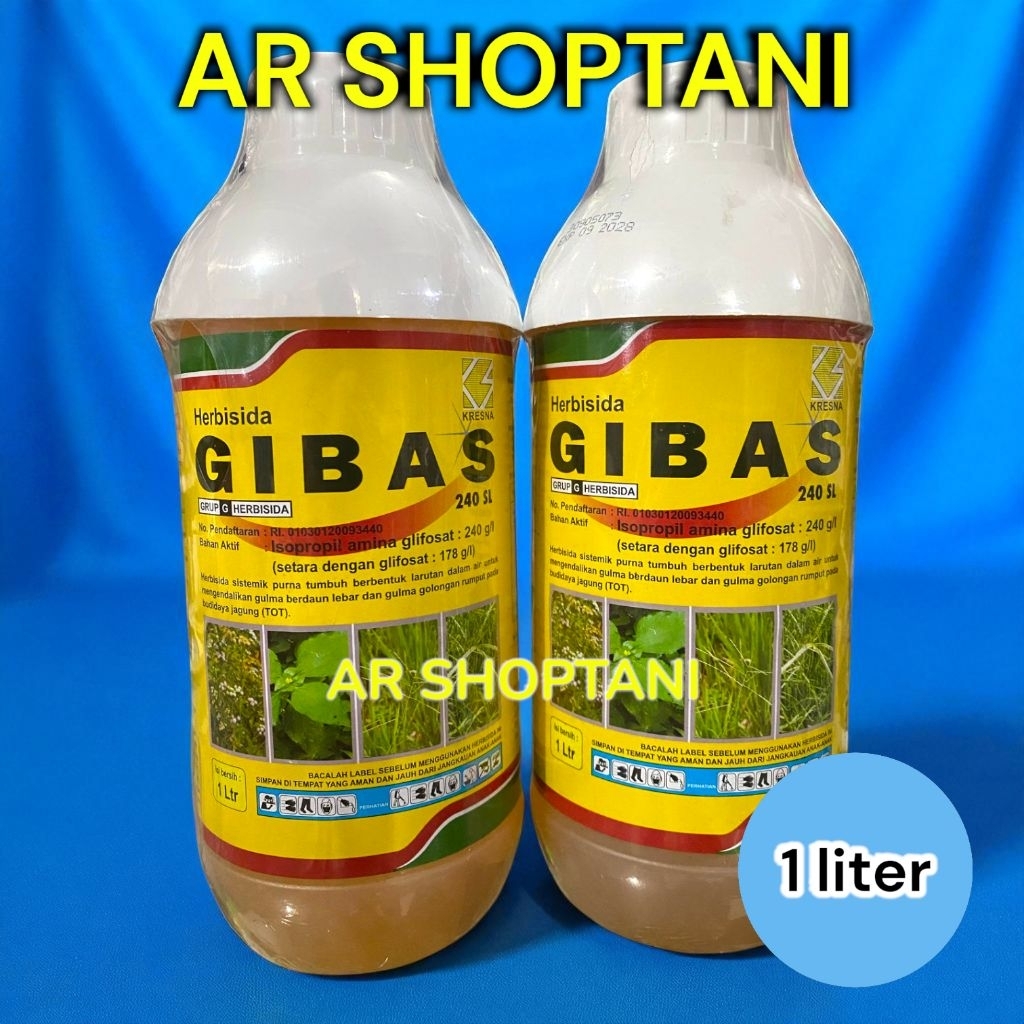 GIBAS 240sl 1 Liter pembasmi rumput sistematik purna tumbuh
