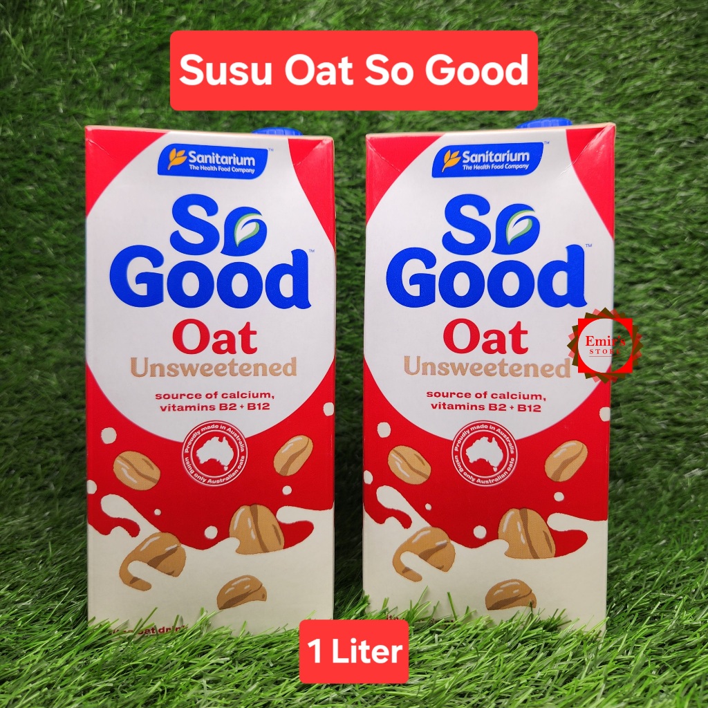 

So Good Oat Unsweetened | So Good Minuman Susu Oat Tanpa Tambahan Gula | 1 Liter