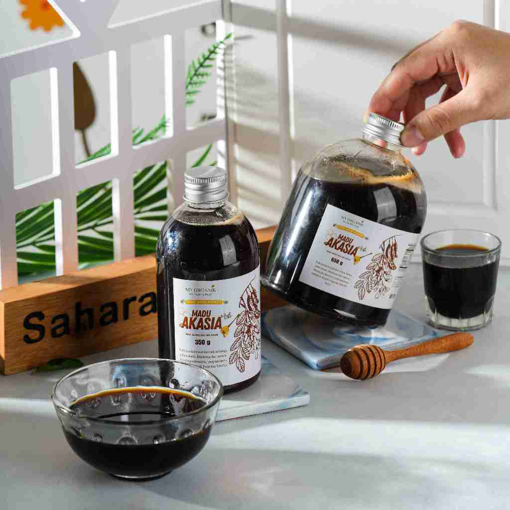 

My Organik Pure Raw Honey Madu Akasia 650gr Madu Murni Asli Premium Pure Original