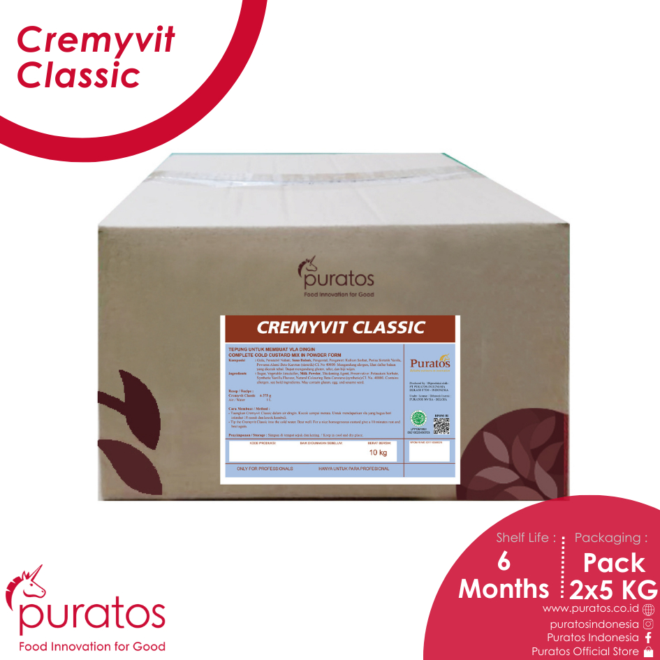 

Puratos Cremyvit / Premix Custard / Premix Vla - 10 Kg
