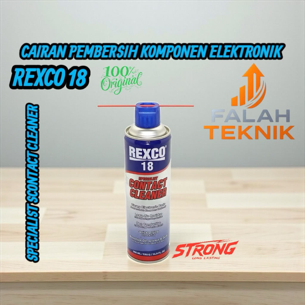 REXCO 18 Pembersih Komponen Elektronik Contact Cleaner Rexco18 - Cairan Pembersih Rexco 18 500 ML