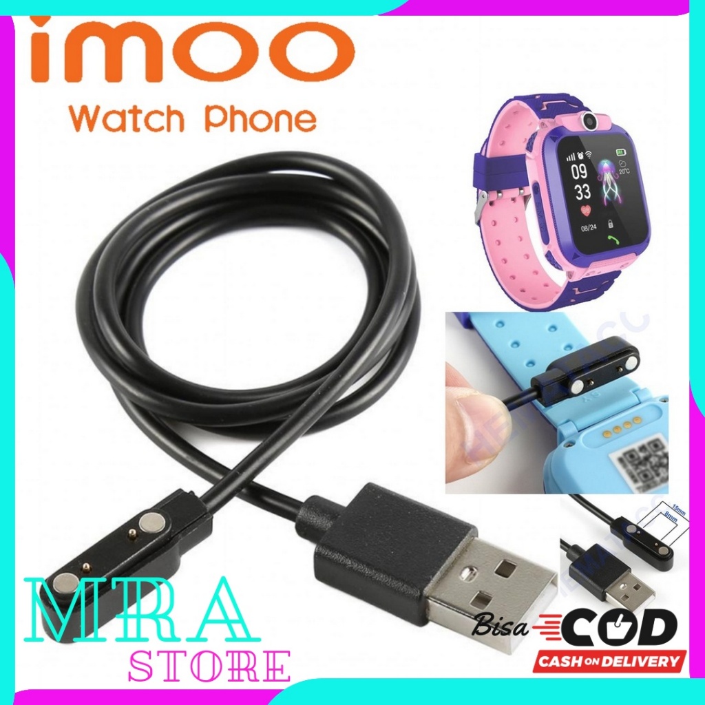 Kabel CAS Casan Magnet Jam Imo / Charger CAS Jam Tangan Anak Imo / Cas Magnet