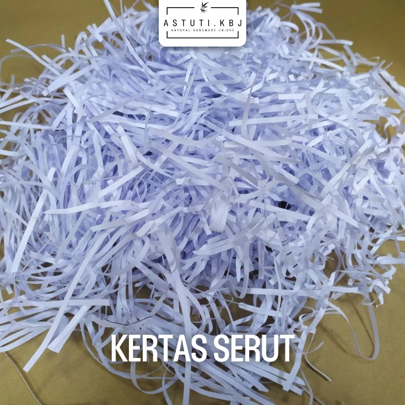 

KERTAS SERUT CACAH MESIN PER 10GR / properti foto / dekorasi foto / box hampers / kotak hampers