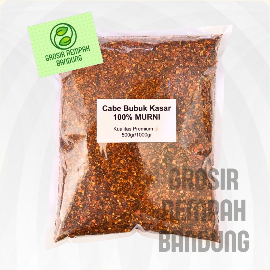 

Cabe Bubuk Kasar / Murni / Rempah / Kualitas Terbaik