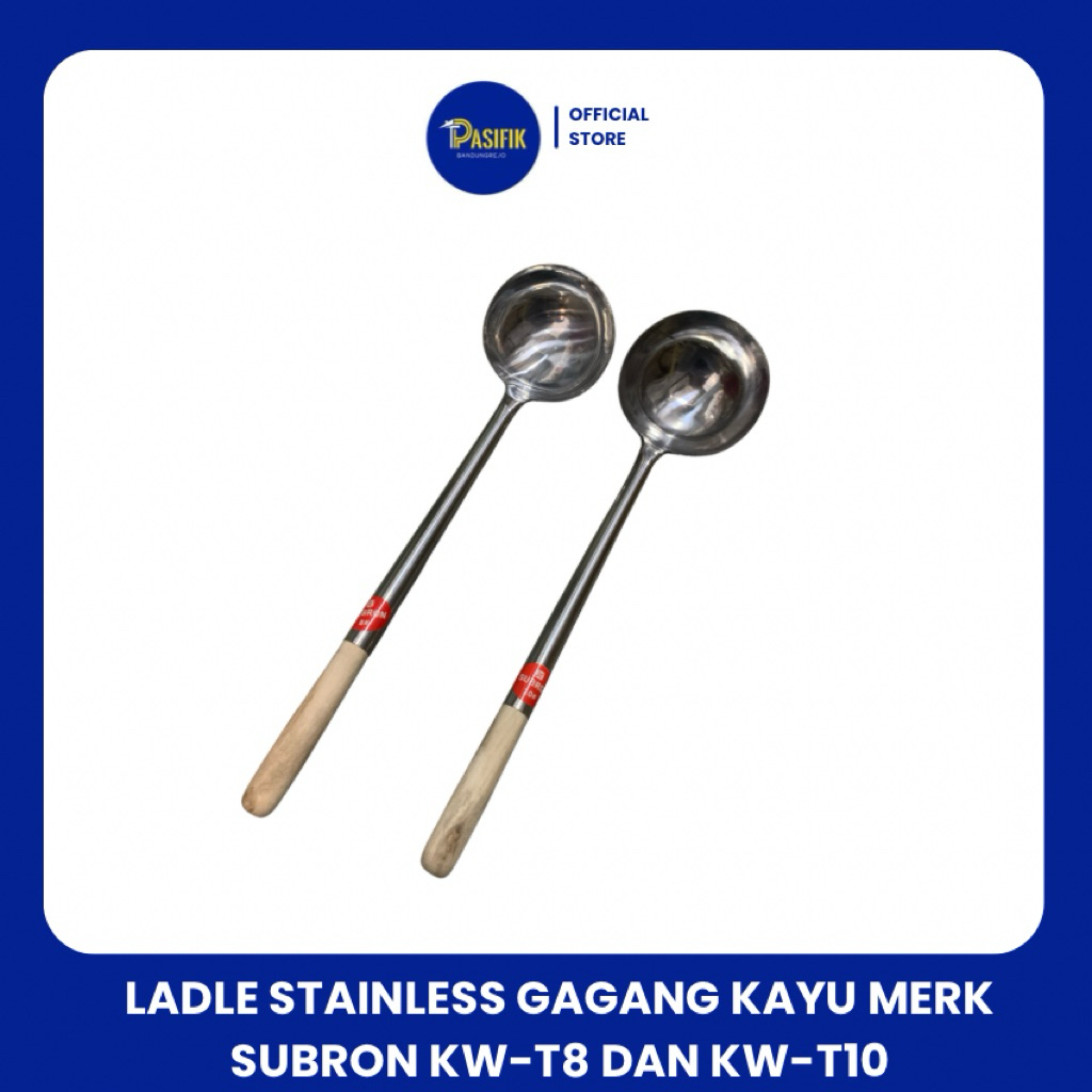 LADLE STAINLESS/IRUS JUMBO STAINLES MERK SUBRON