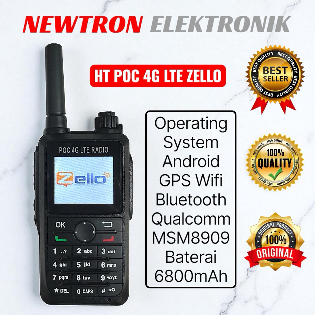HT POC 4G LTE Zello Waterproff Walkie Talkie Alternatif SMP PNC560