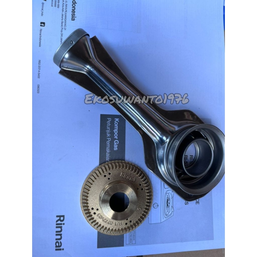 Tungku + burner rinai kecil ori. 522 C, 522 E, 522 CE, 602 E