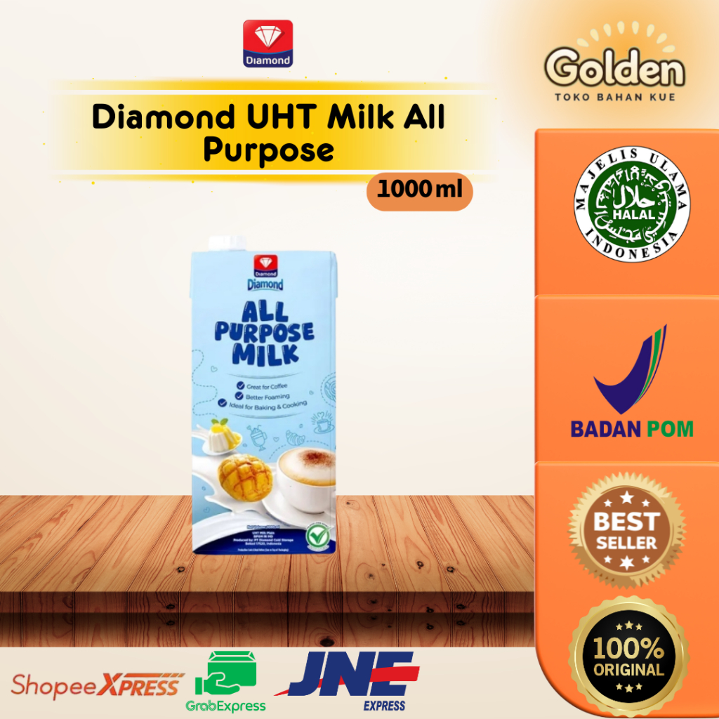 

Diamond UHT Milk All Purpose 1000 ml