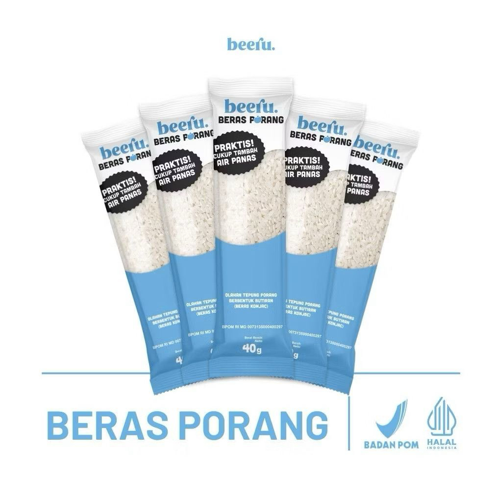 

[NEW SIAP KIRIM] Beeru Beras Porang Sachet 40gr