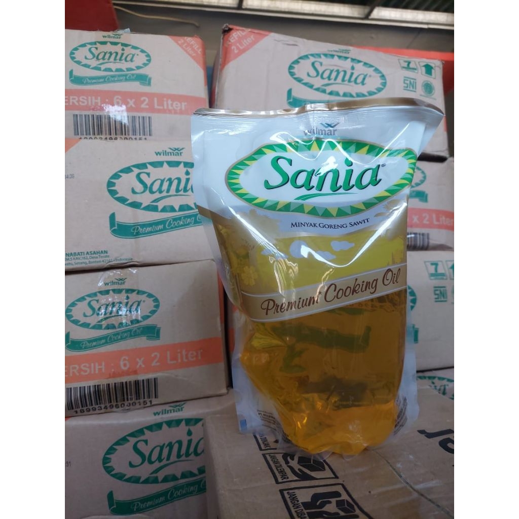 Minyak goreng sania 2liter 1dus