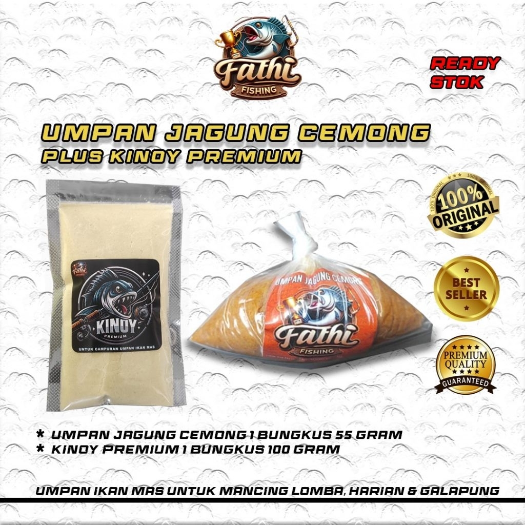 UMPAN JAGUNG CEMONG PLUS KINOY PREMIUM by FATHI FISHING