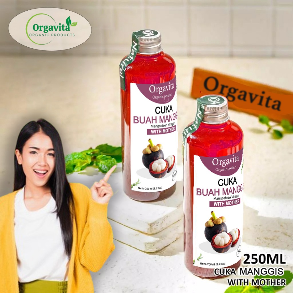 

ORGAVITA Cuka Nanas With Mother Organik 500ml - Apple Cider Vinegar Asli
