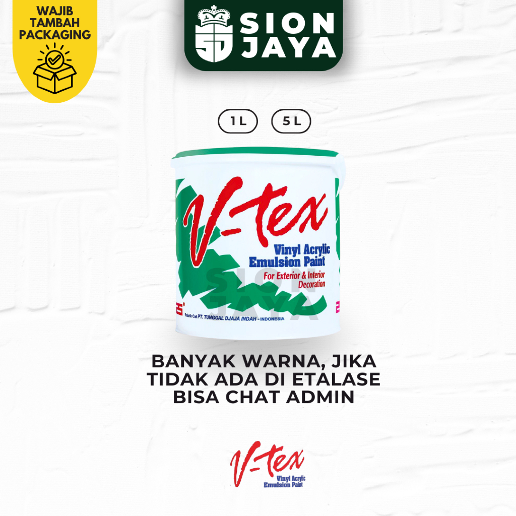 [1L/ 4, 5L] Cat Tembok V-Tex