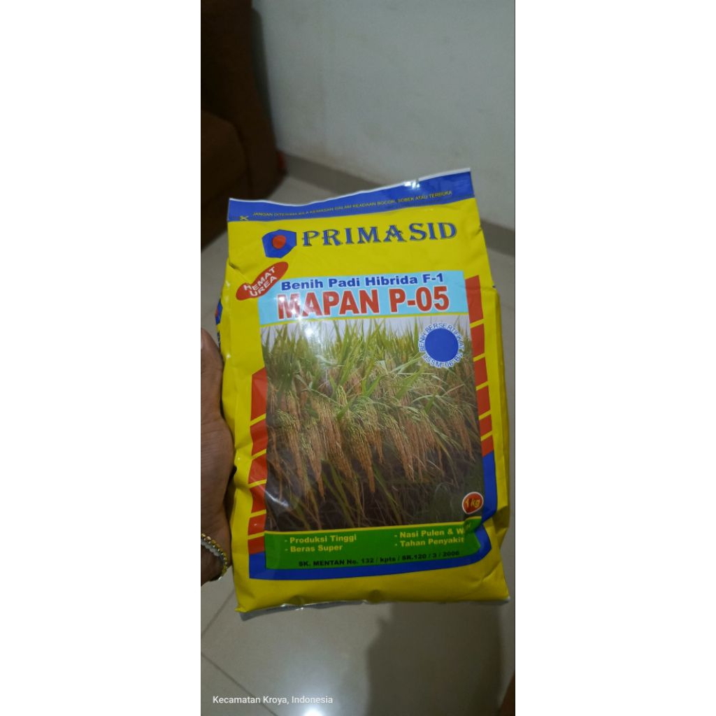 benih padi mapan 05 original