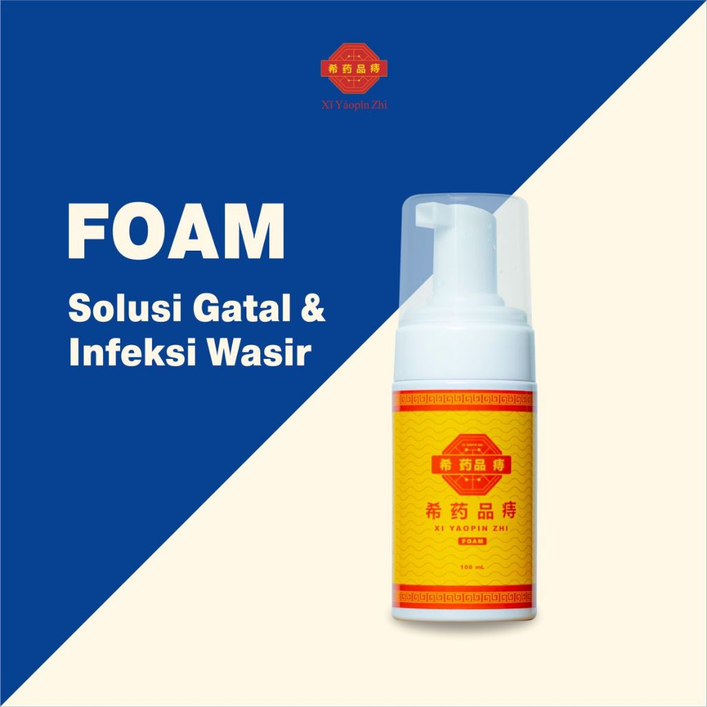 Xi Yaopin Zhi Foam Solusi Gatal & Infeksi Wasir XI YAOPIN ZHI