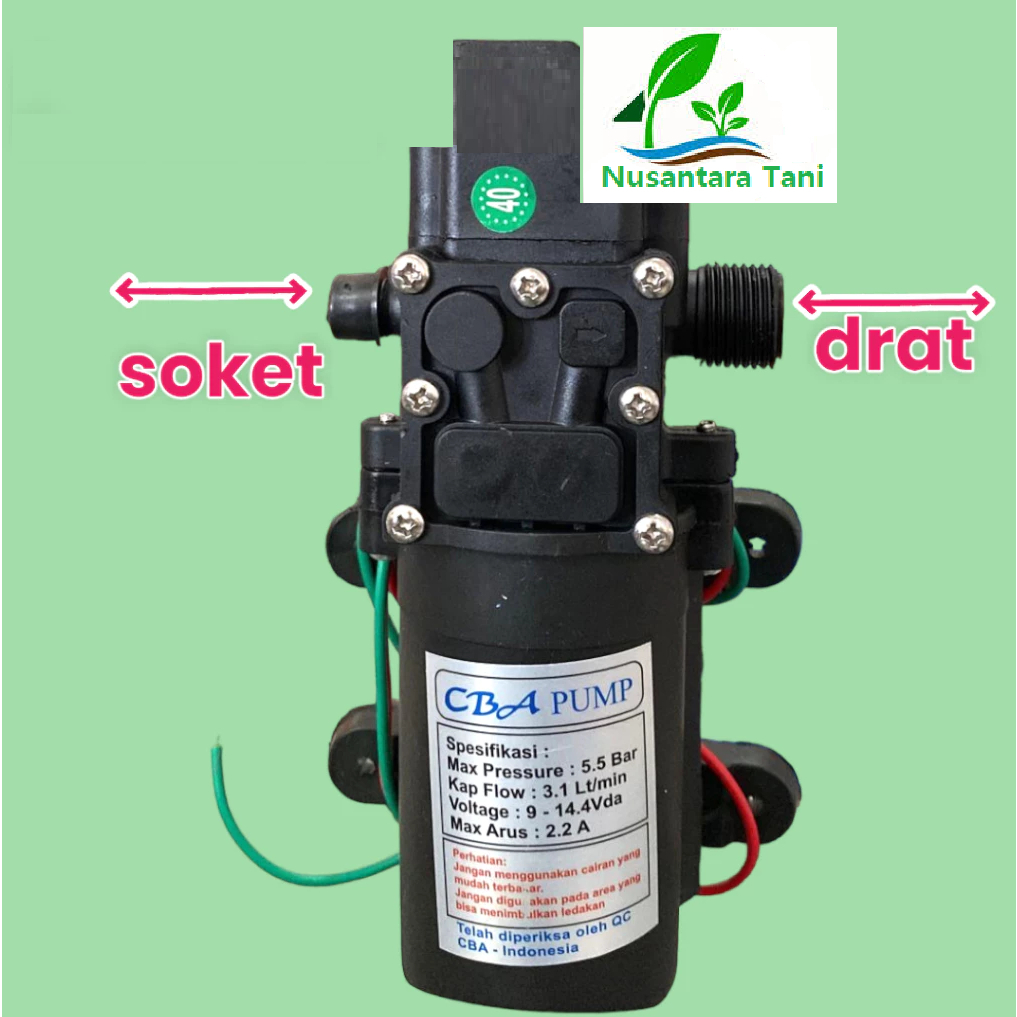 Dinamo CBA ( DRAT- SOKET) PUMP SPRAYER CBA Tipe 3 / Dinamo Sprayer CBA Tipe 3