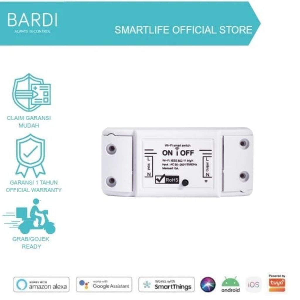 BARDI SMART ON OFF BREAKER WIFI - SAKLAR