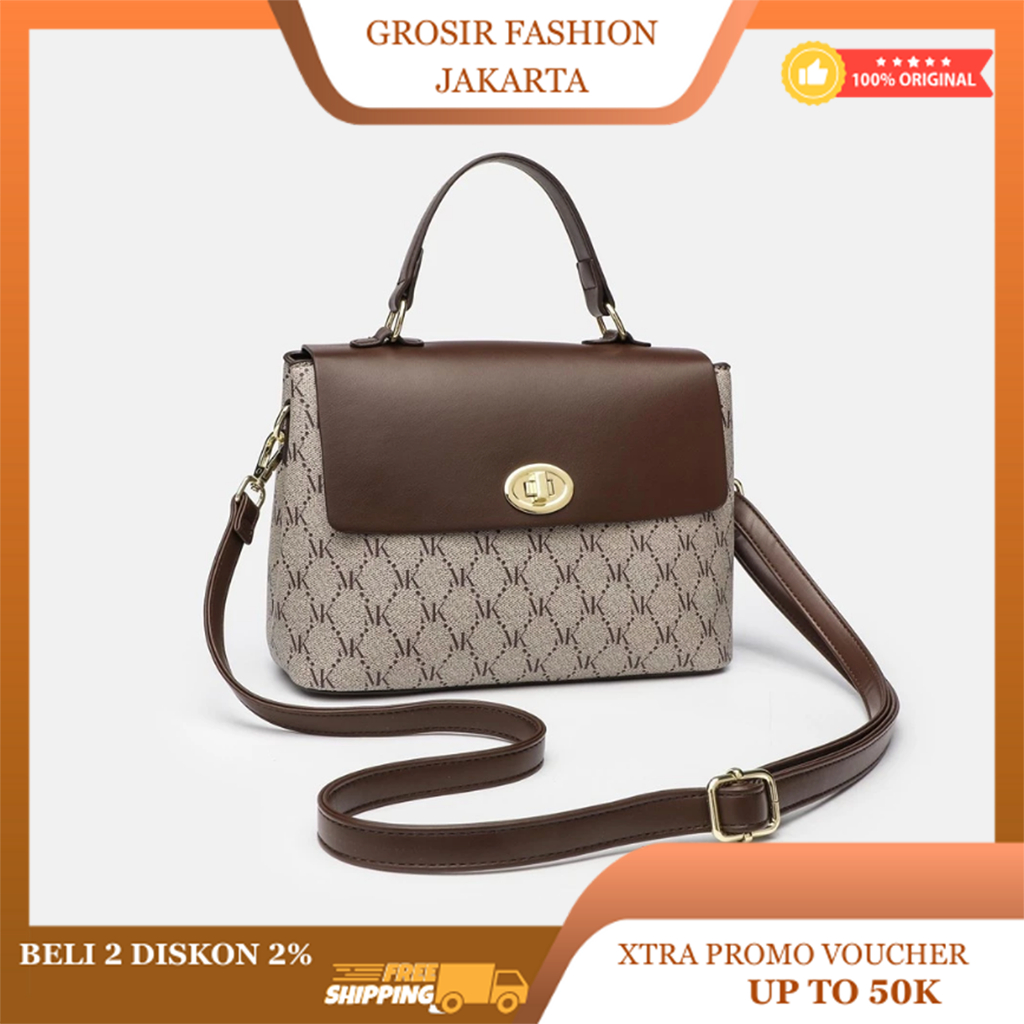 [TERBARU] MINCOL KOGE Tas Fashion Wanita Sling Bag Tas Selempang Wanita Handbag Top Handle Bag HS310