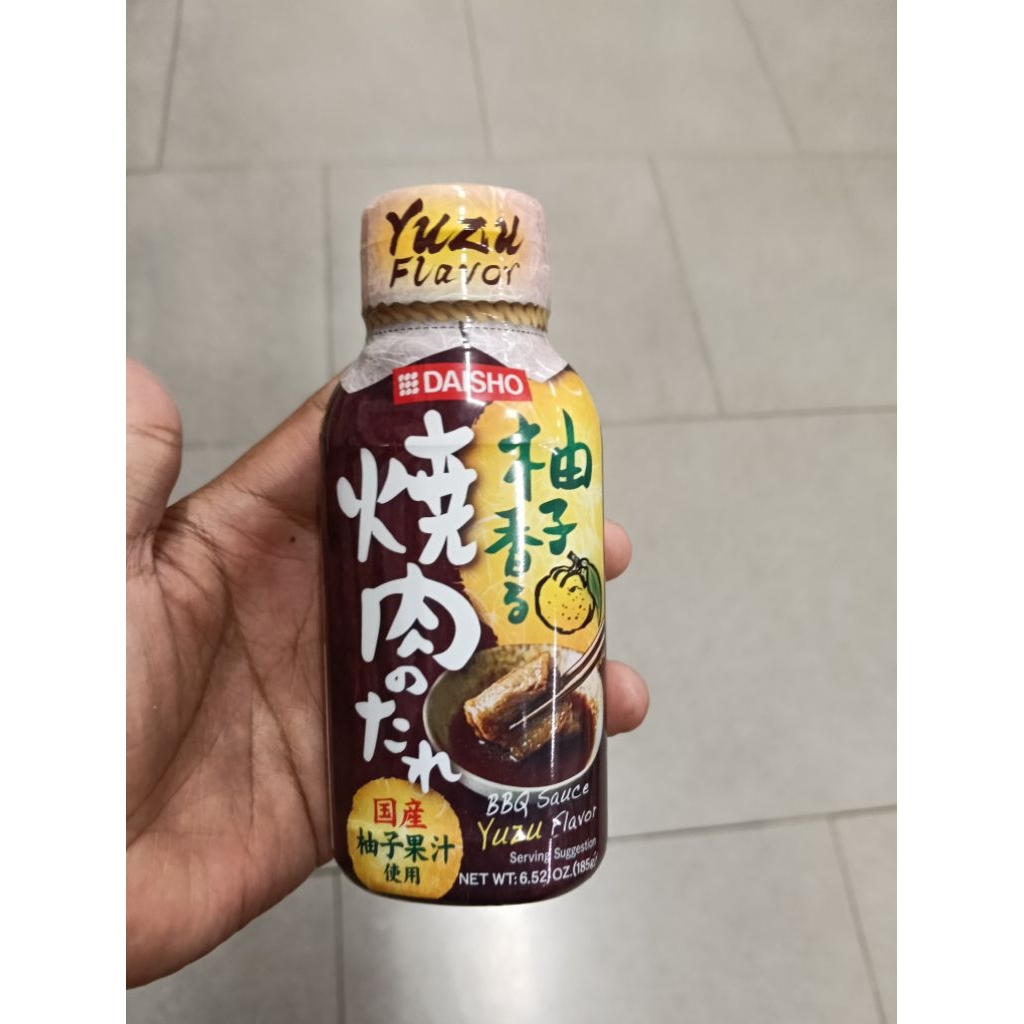 

daisho yuzu barbeque sauce 185gr sauce yuzu bbq