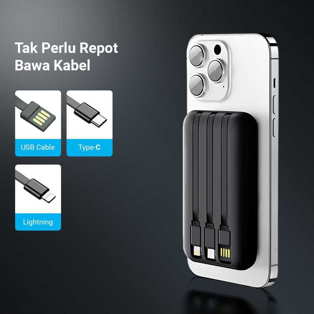 COD Power Bank Magnetic Fast Charging 10000 mah