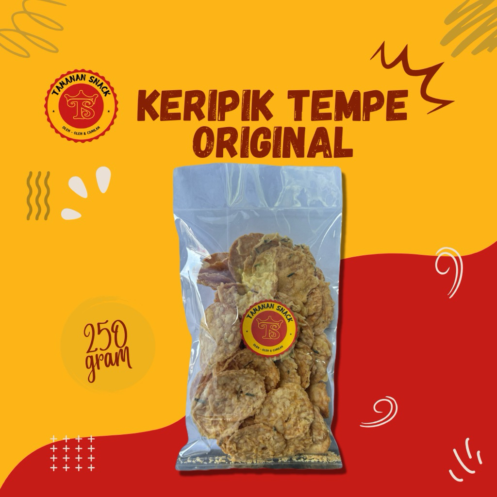 

Keripik Tempe Original(MW)/250gram