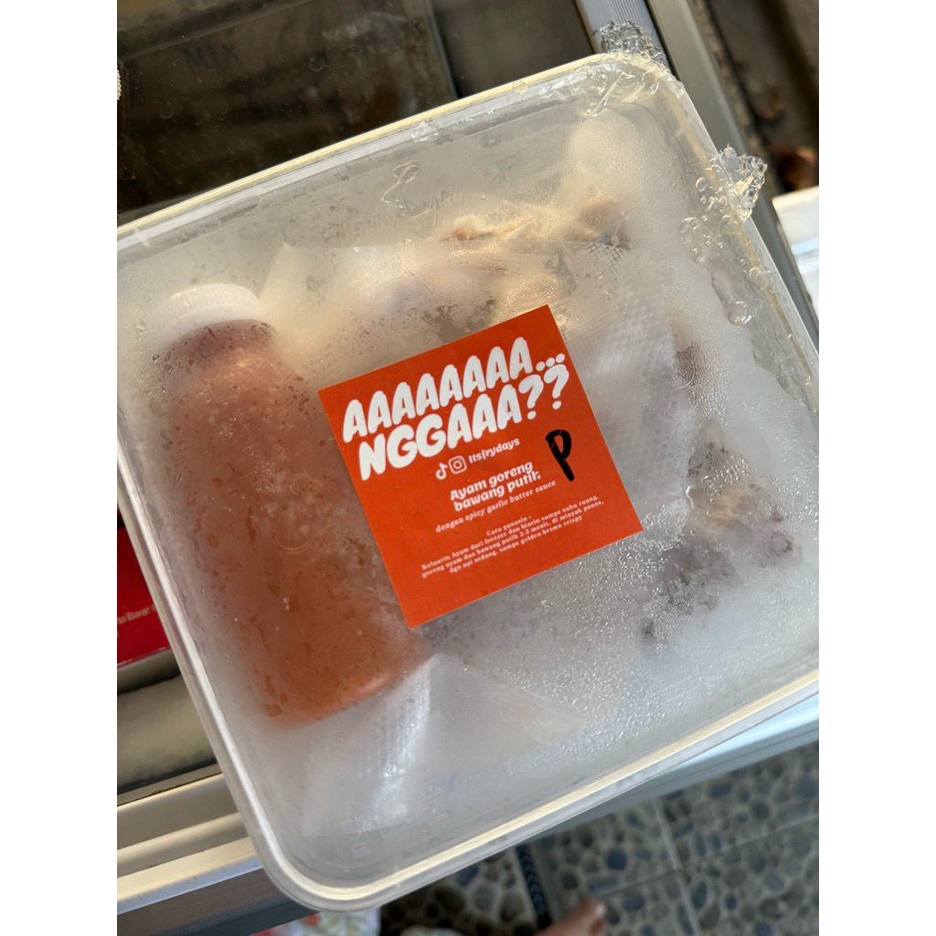 

[ASLI PUNYA SELEBGRAM] AYAM GORENG BY ITSFRYDAY + INCLUDE SAOS