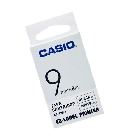 

CASIO XR-9WE1 - Label Tape - Printer - Putih Hitam - 9 mm
