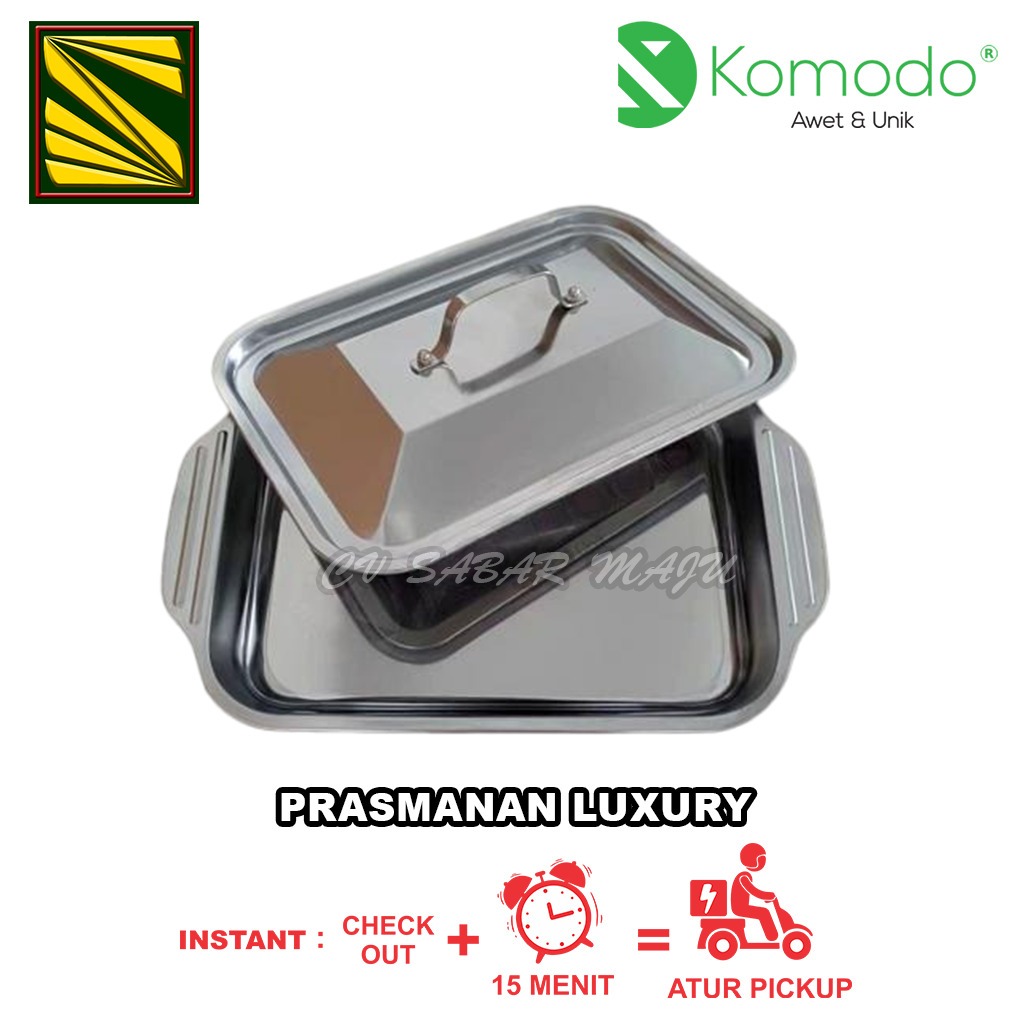 Komodo Prasmanan Luxury, Tempat Prasmanan Stainless Steel
