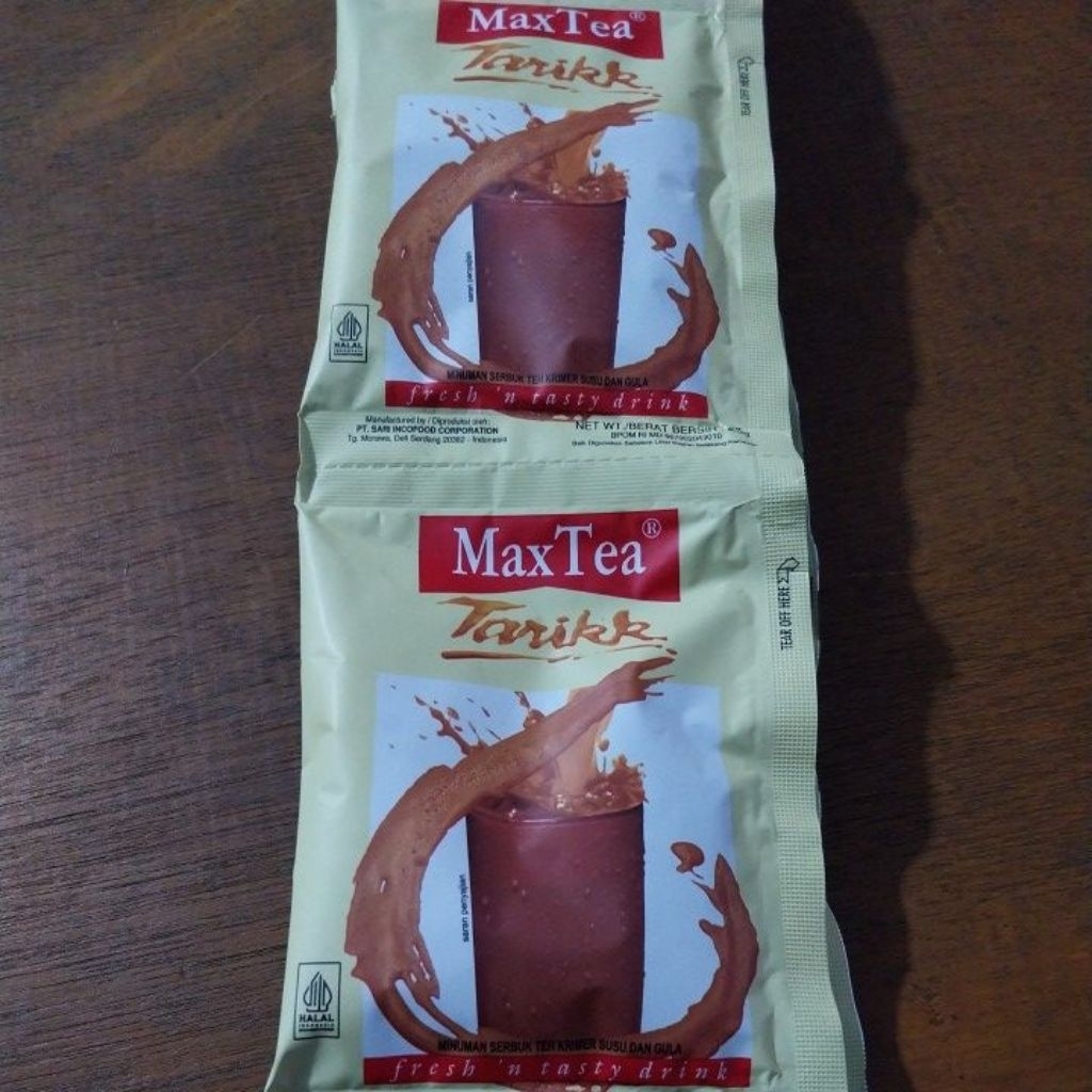 Max Tea Tarik 1 renceng Teh Tarik 25g