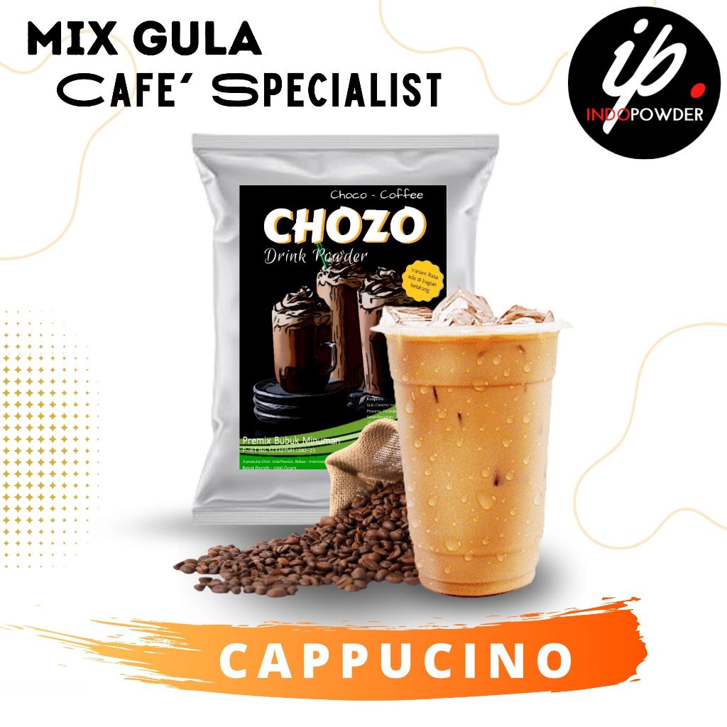 

Bubuk Minuman CAPPUCINO / CAPCIN 1 Kg Untuk Cafe, Waralaba, Resto dan Usaha Minuman Kekinian