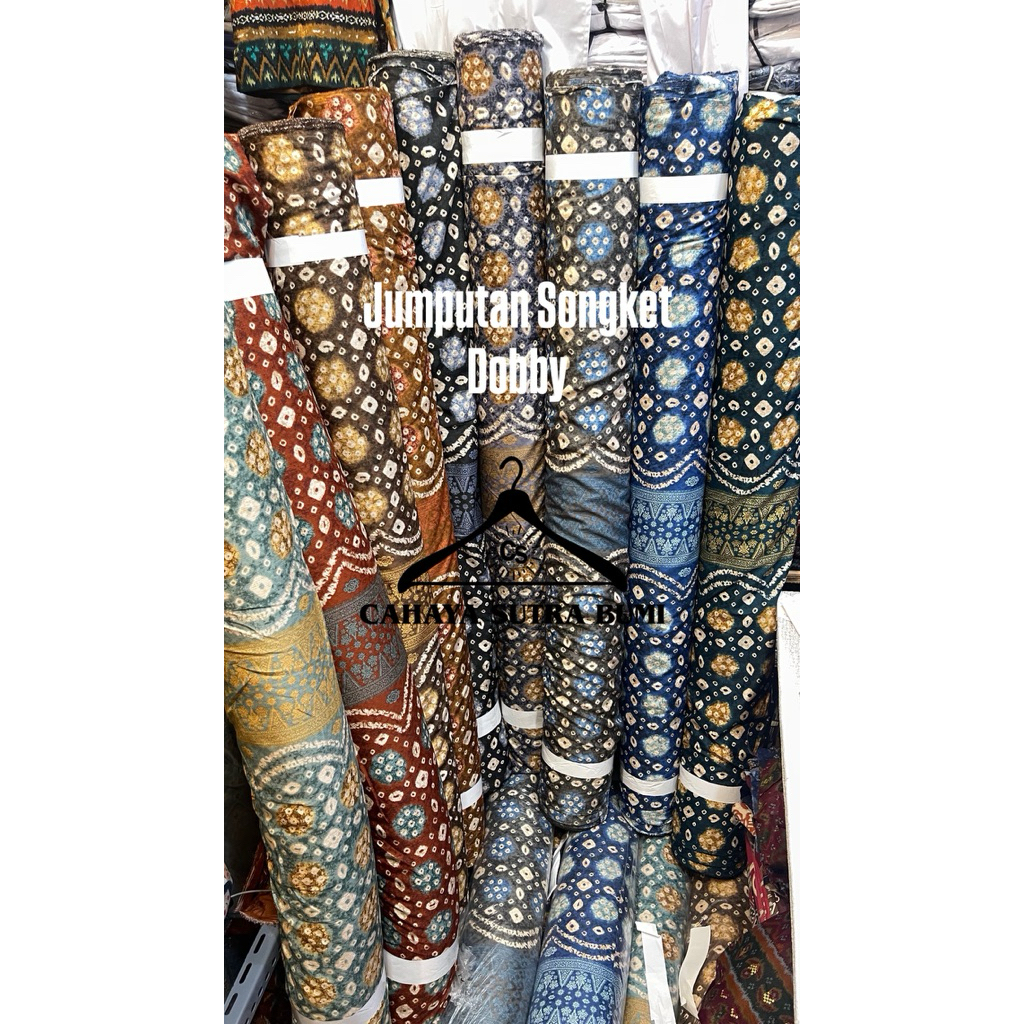 KAIN JUMPUTAN SONGKET DOBBY / KAIN JUMPUTAN / JUMPUTAN PALEMBANG