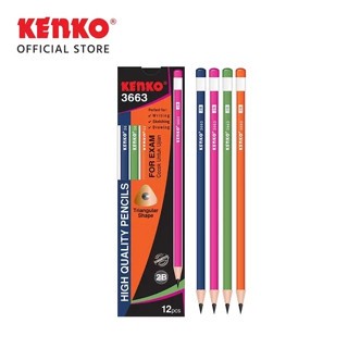 

TBMO PACK PENSIL KENKO 3663 2B TRIANGLE LKM ISI 12PCS